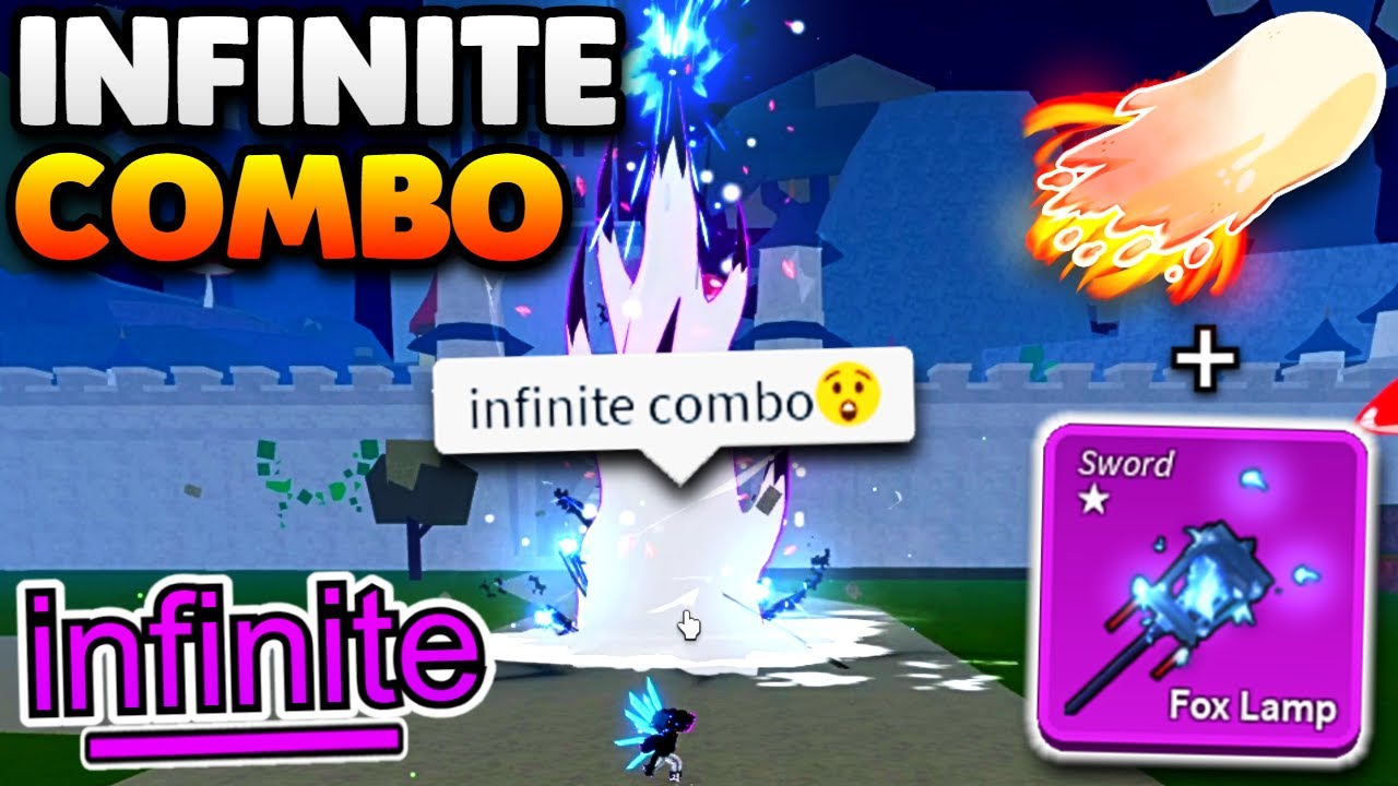OP Dough + Fox Lamp INFINITE Combo в Blox Fruits... (Охота за головами)