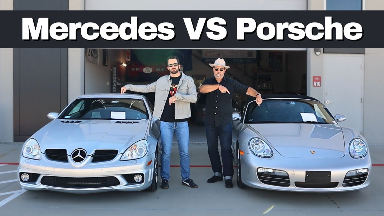Mercedes SLK 55 против Porsche Boxster S — какой кабриолет лучше?