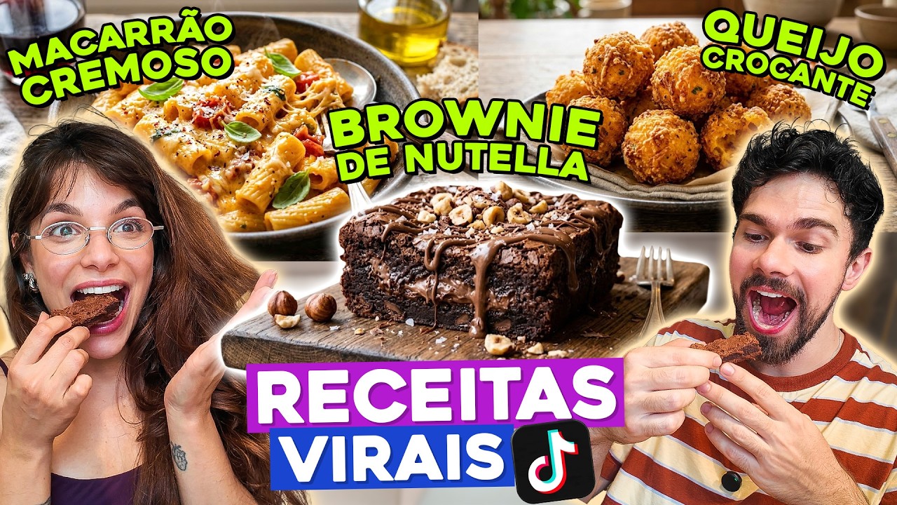 TESTANDO RECEITAS FAMOSAS da INTERNET 🗣️