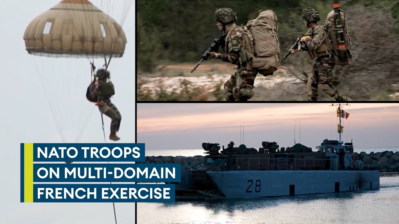 Nato allies parachute, sail & fly into largest French exercise in DECADES