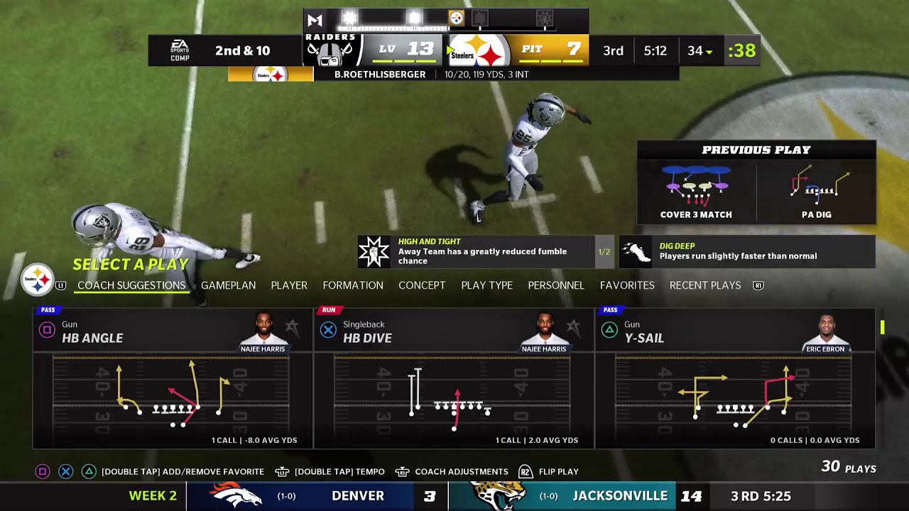 Madden 22/Najee Harris Karriere/Next Gen Gameplay