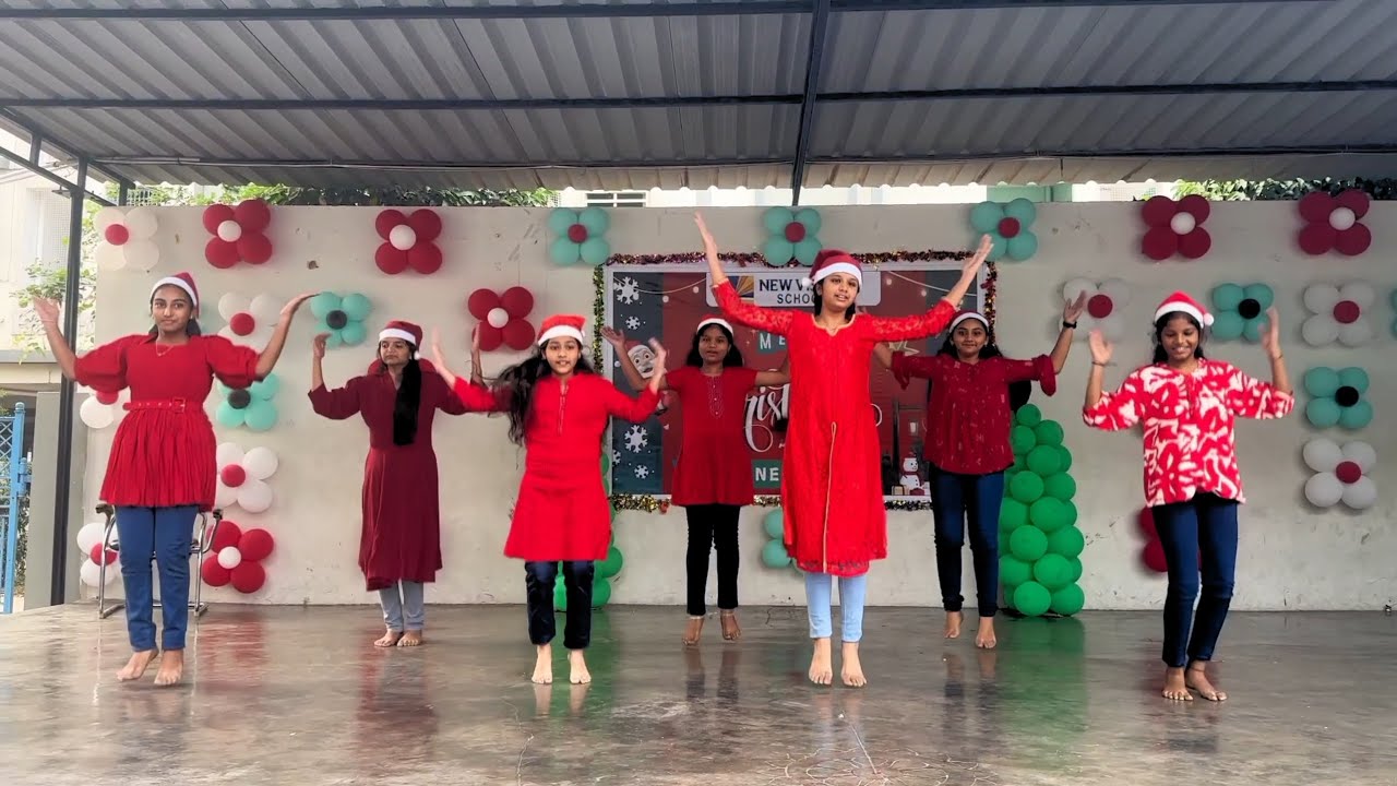 Christmas Celebration's 2024// Dance By Class 7 // New Vision Concept School #Newvision #Christmas