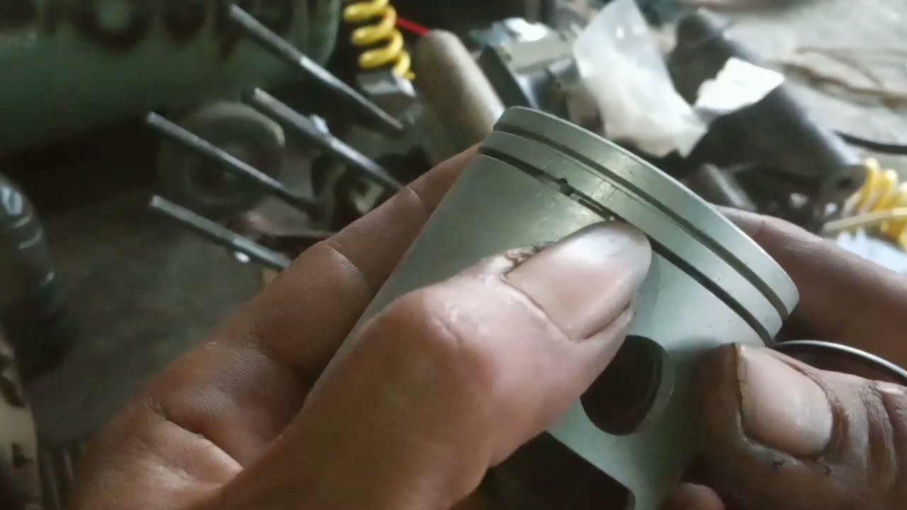 Cara memasang ring piston satria 2 tak