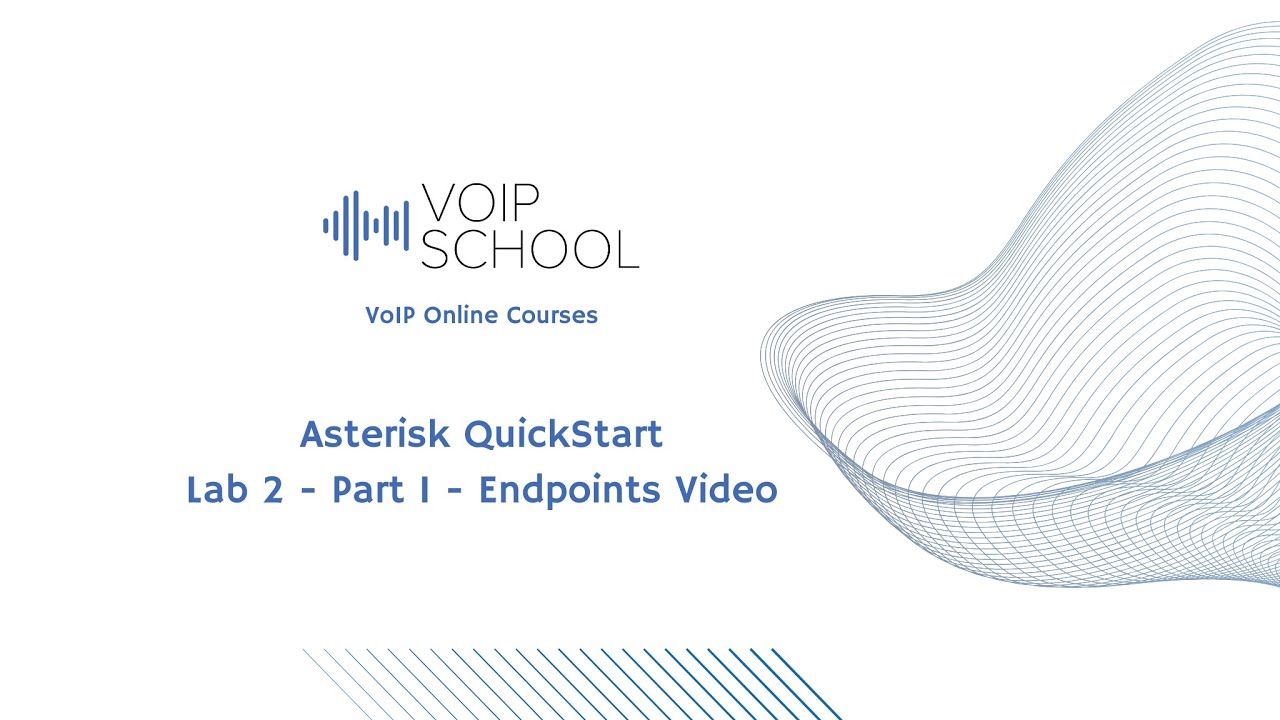 Quick Start - Lab 2.1 Creating Endpoints with PJSIP | Asterisk Tutorial #13 | VoIP School