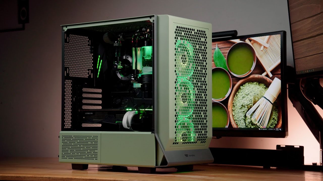 [ PC Build ] Ceres 300 TG ARGB Matcha Green //4K