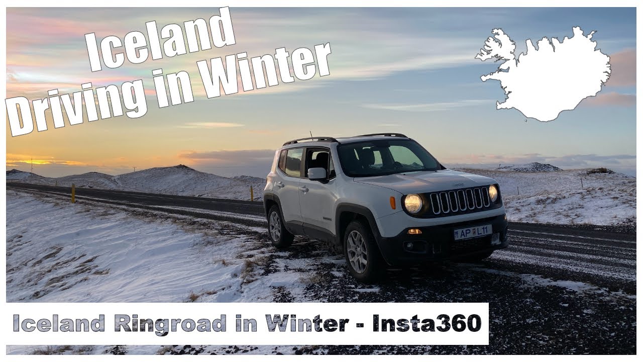 Driving in Iceland in Winter - Worst Case Scenario on Ringroad -  Insta360 OneX and Insta360 Go