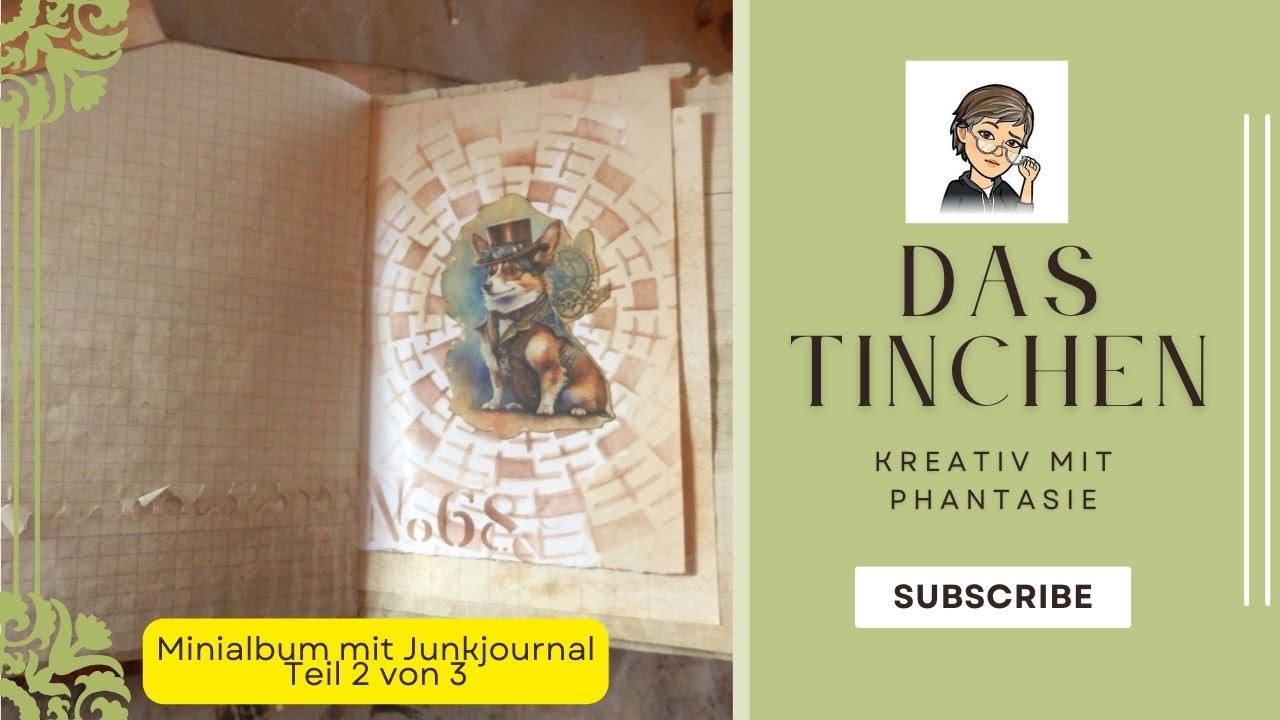 Minialbum mit Junkjournal Teil 2 von 3