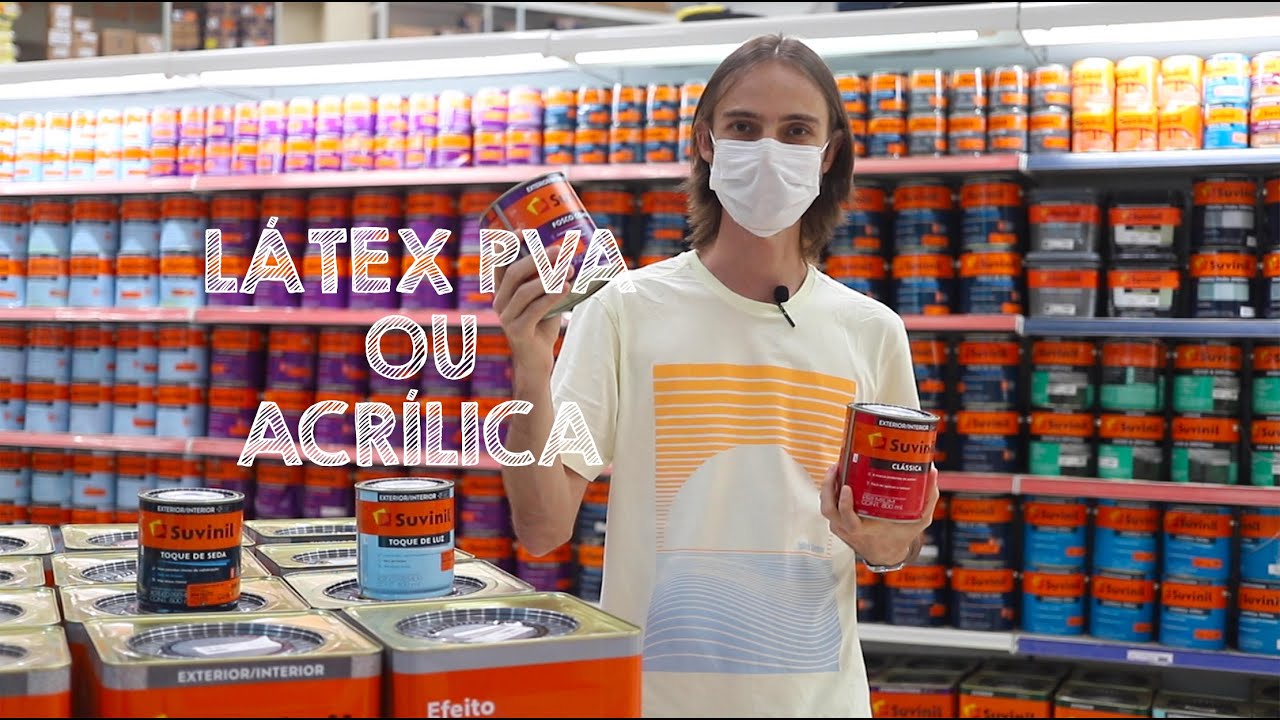 DIFERENÇA ENTRE AS TINTAS ACRÍLICA E LÁTEX PVA, COMO E ONDE APLICAR?