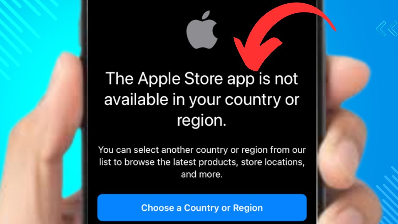 The Apple Store App is not Available in Your  Country or Region ! Fixed