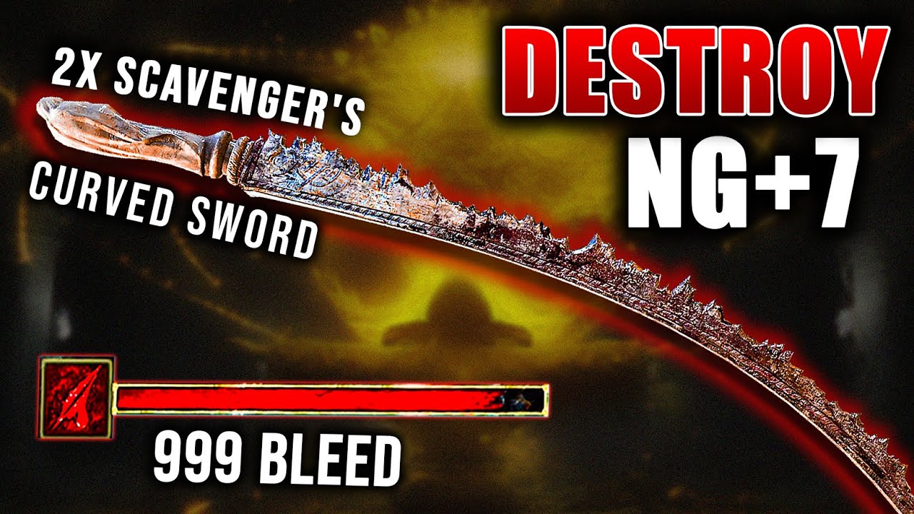 Destroying Ng+7 Bosses With Most OP Bleed Build!