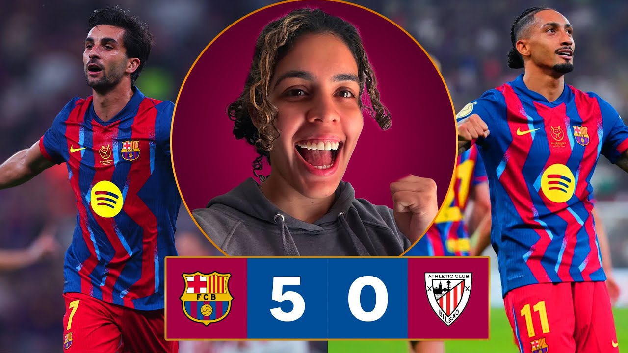 PUT THE FRIES IN THE BAG... BARCELONA 5- 0 ATHLETIC CLUB MATCH REVIEW!