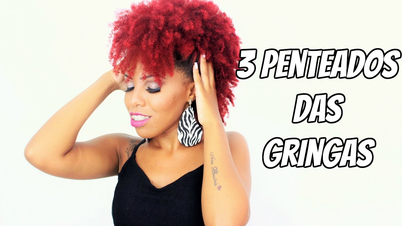 PENTEADOS INSPIRADO NAS GRINGAS, FÁCEIS E RÁPIDO DE FAZER NO CABELO CRESPO/CACHEADO - LUANY CRISTINA