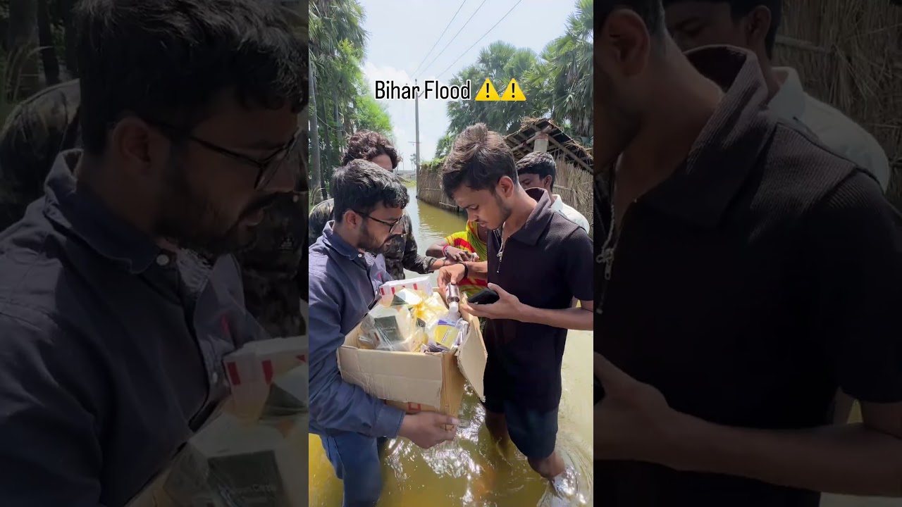 Bihar Flood Relief #millionshopes #help #helpingothers