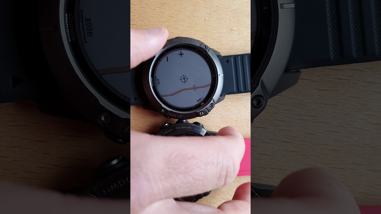 Fenix 6X pro solar Vs 5X map review