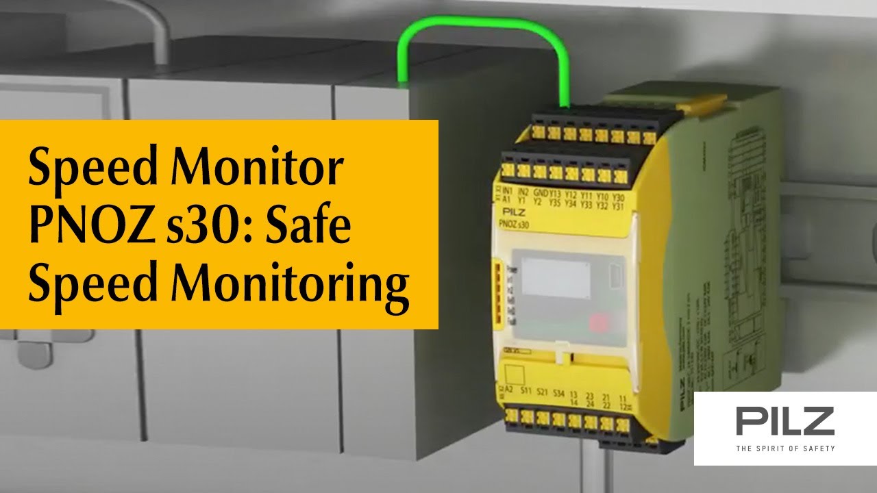 Safe Speed Monitoring with Speed Monitor PNOZ s30 | Pilz