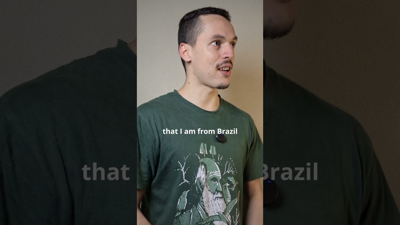 How did he find out? #englishcomedy #brazilian #accent #englishspeaking