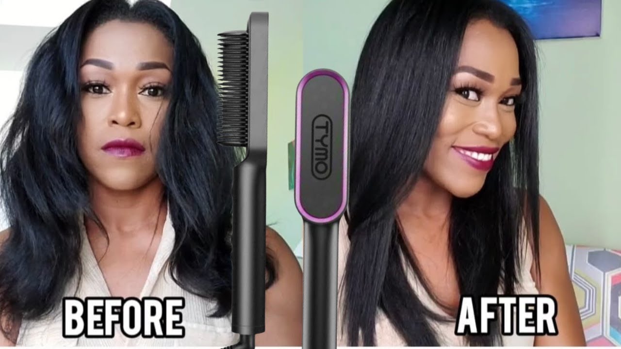 Better than flatiron| TYMO Ring Straightener brush for all hair type