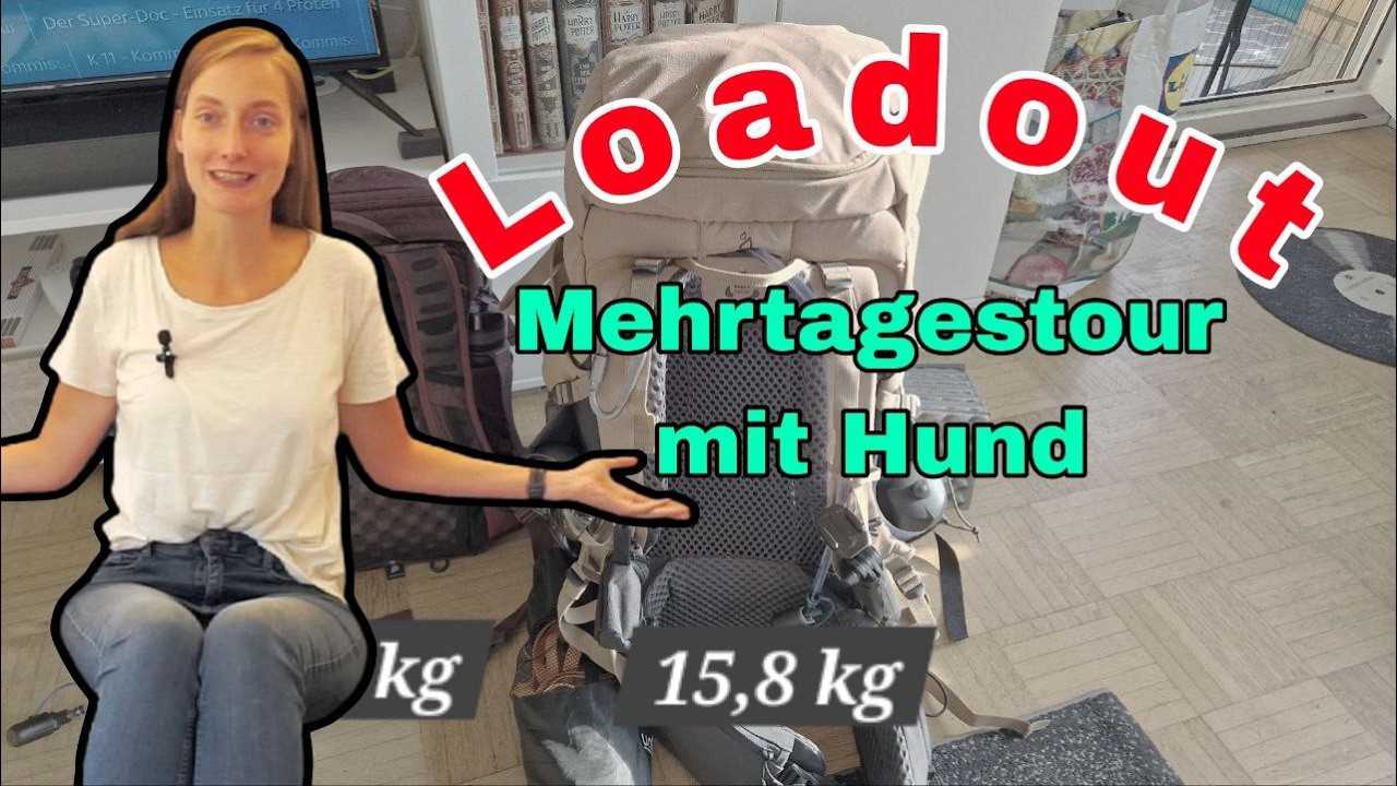 Mehrtagestour mit Hund |Loadout&Packliste| Was hatten wir dabei | Heidschnuckenweg |Lüneburger Heide