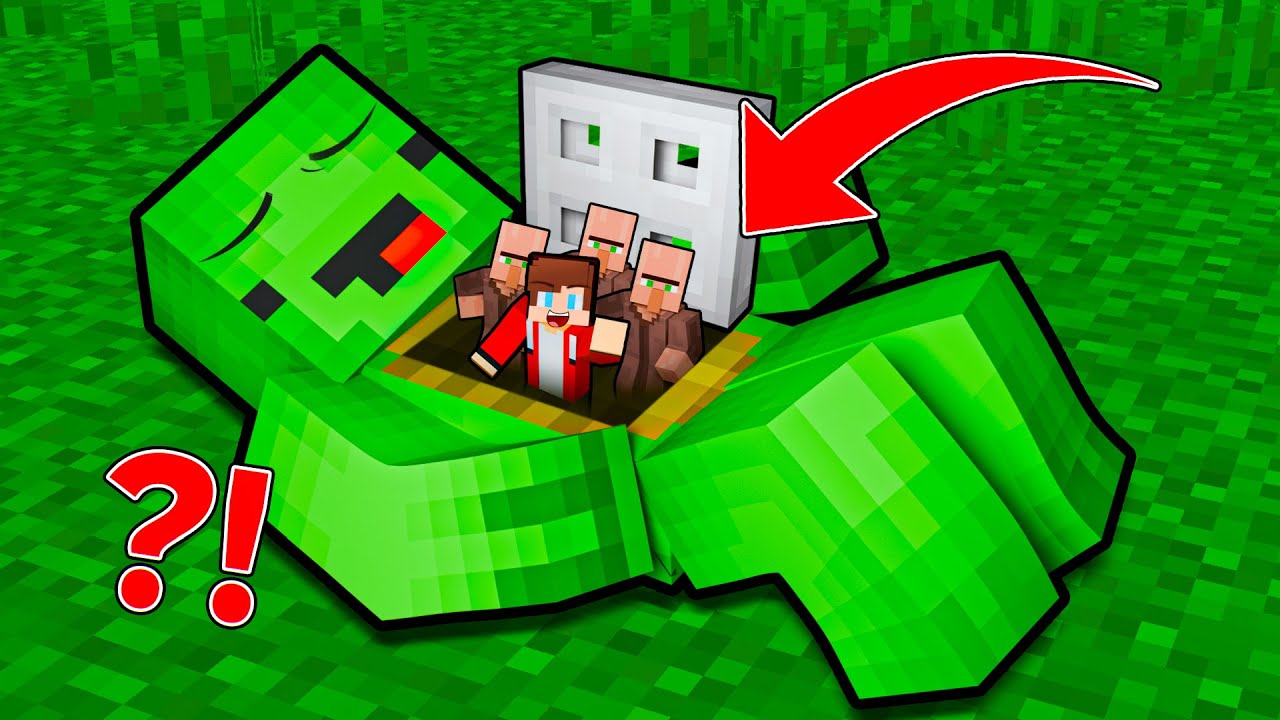 JJ Found SECRET TINY BASE inside Mikey in Minecraft (Maizen)