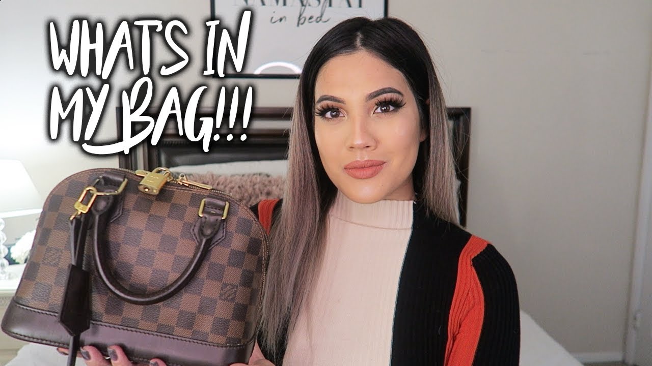 WHAT'S IN MY BAG! Louis Vuitton Alma BB