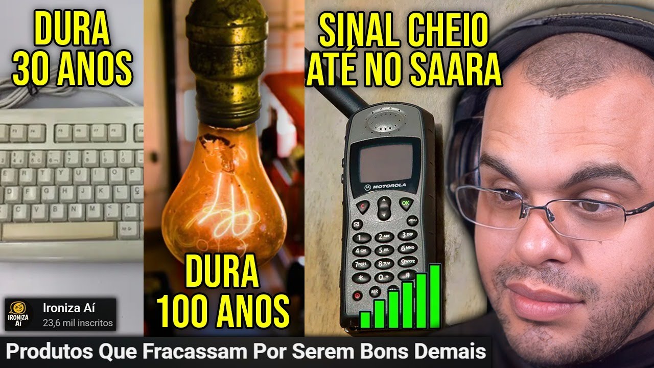 PRODUTOS QUE FRACASSARAM POR SEREM EXTREMAMENTE BONS - Maicon react