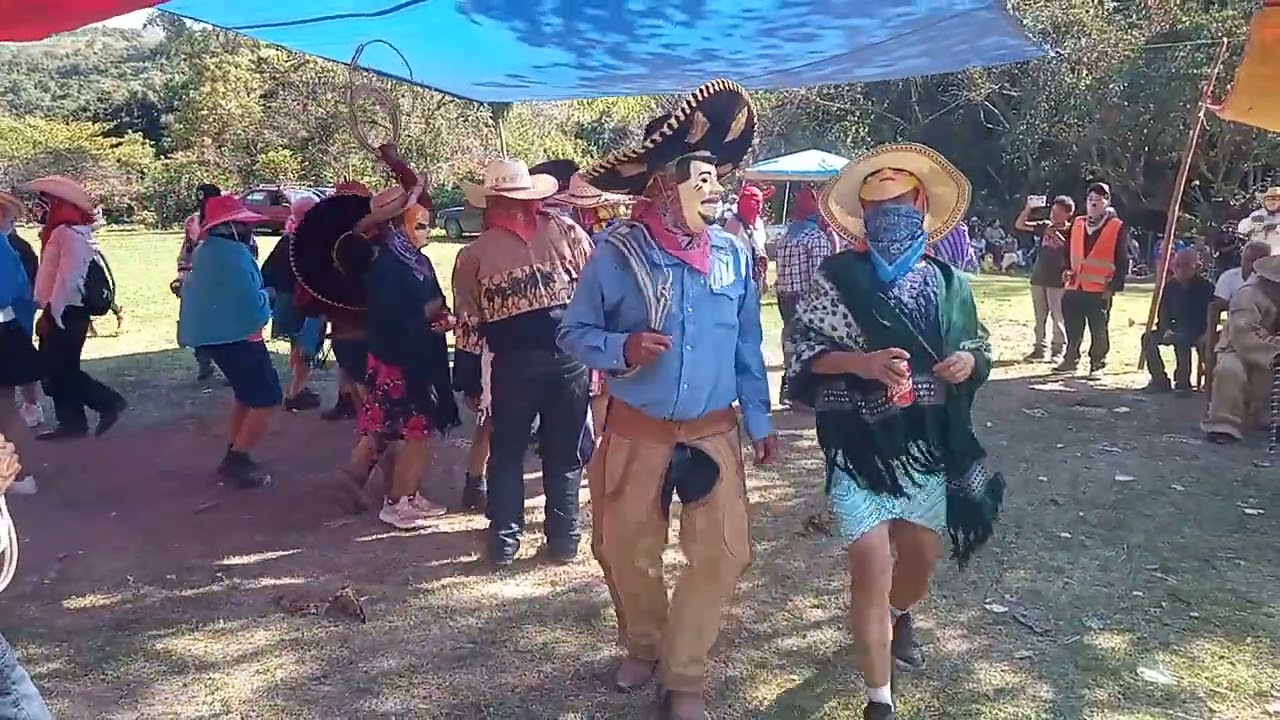 Carnaval de Poza grande Ixhuatlán de madero ver.lunes 10-03-2025 con el Trio Consentido Huasteco.