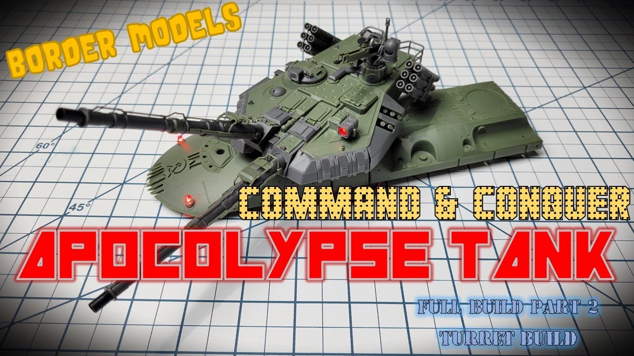 Модель танка &laquo;Апокалипсис&raquo; из игры Command & Conquer от Border Models в масштабе 1/35 &mdash; Полная сб...