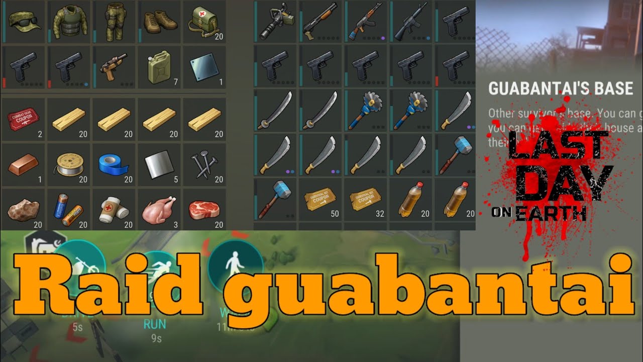 Raid guabantai | SUICIDE TRICK | LAST DAY ON EARTH v.1.23.2