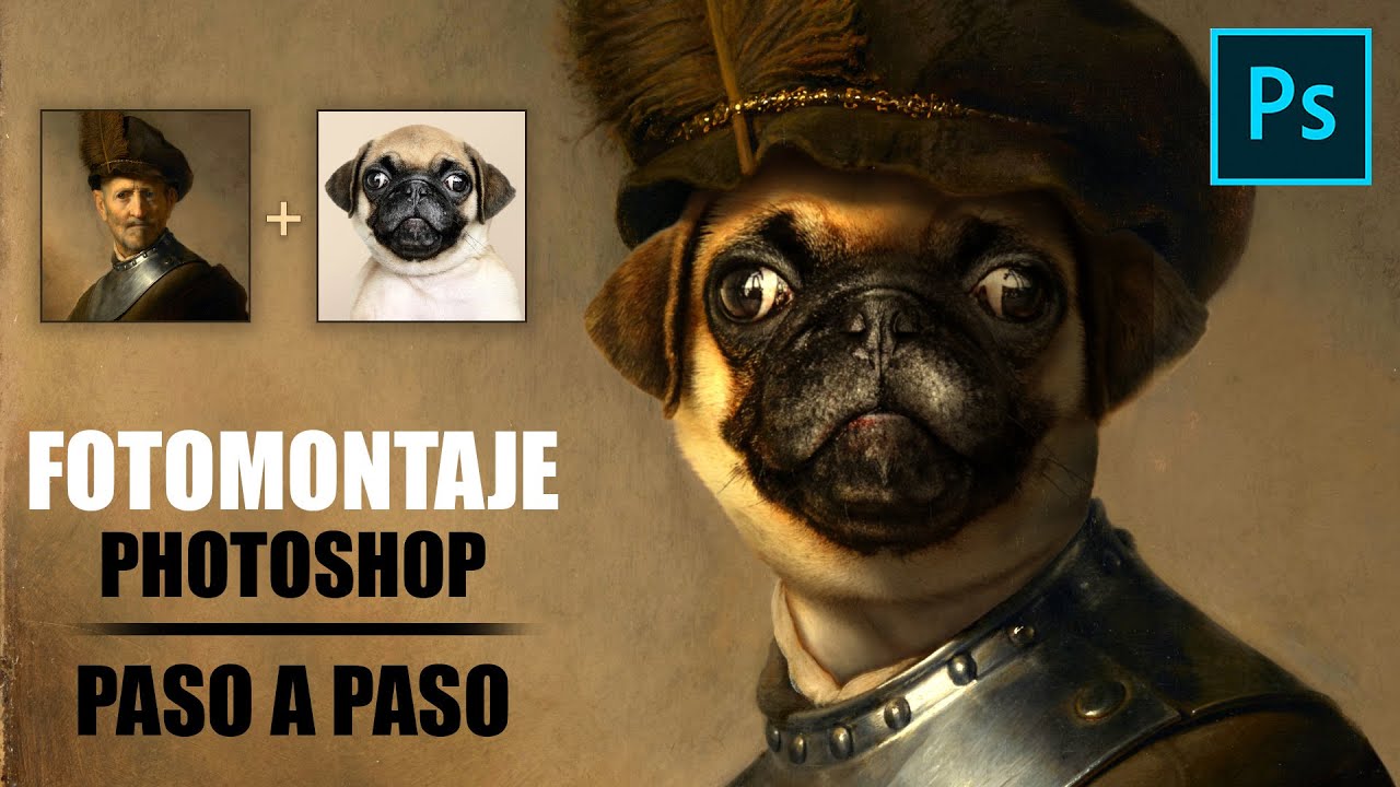 Tutorial Fotomontaje Photoshop: Retrato animal