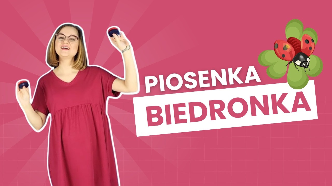𝗕𝗶𝗲𝗱𝗿𝗼𝗻𝗸𝗮 🐞 Piosenka na WIOSNĘ LATO | z instrumentem | z Audiozabawy 𝕆𝕨𝕒𝕕𝕪 𝕟𝕒 ł𝕒̨𝕔𝕖 | Mama Rytmiczka