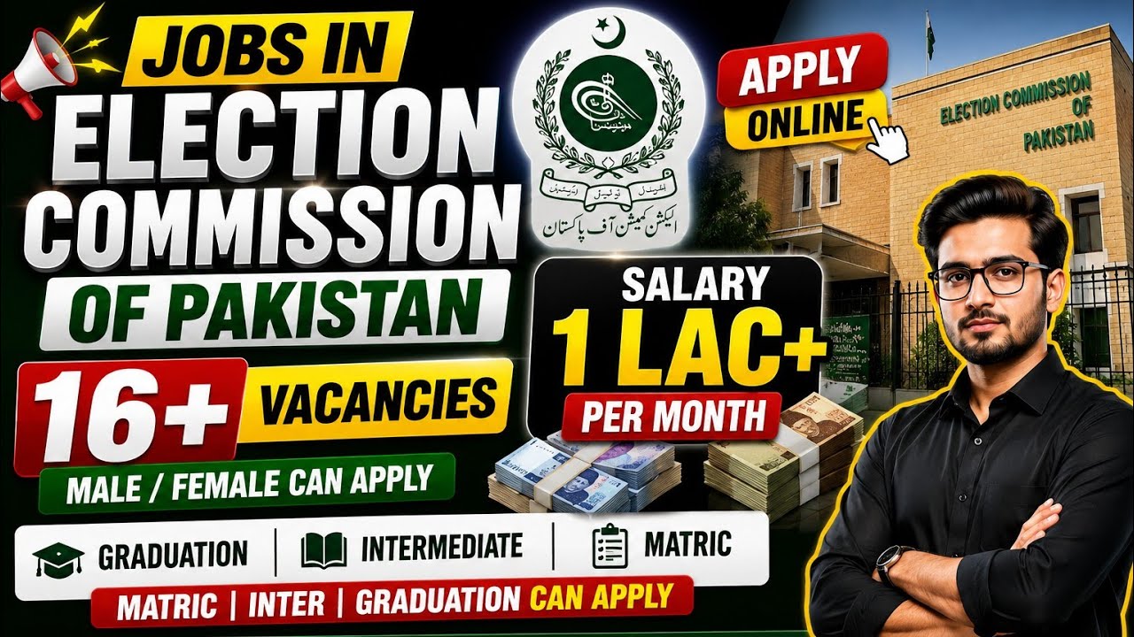 ECP Jobs 2026 | ECP Jobs| Assistant and Sub Assistant | Matric, Intermediate & Graduation can apply 