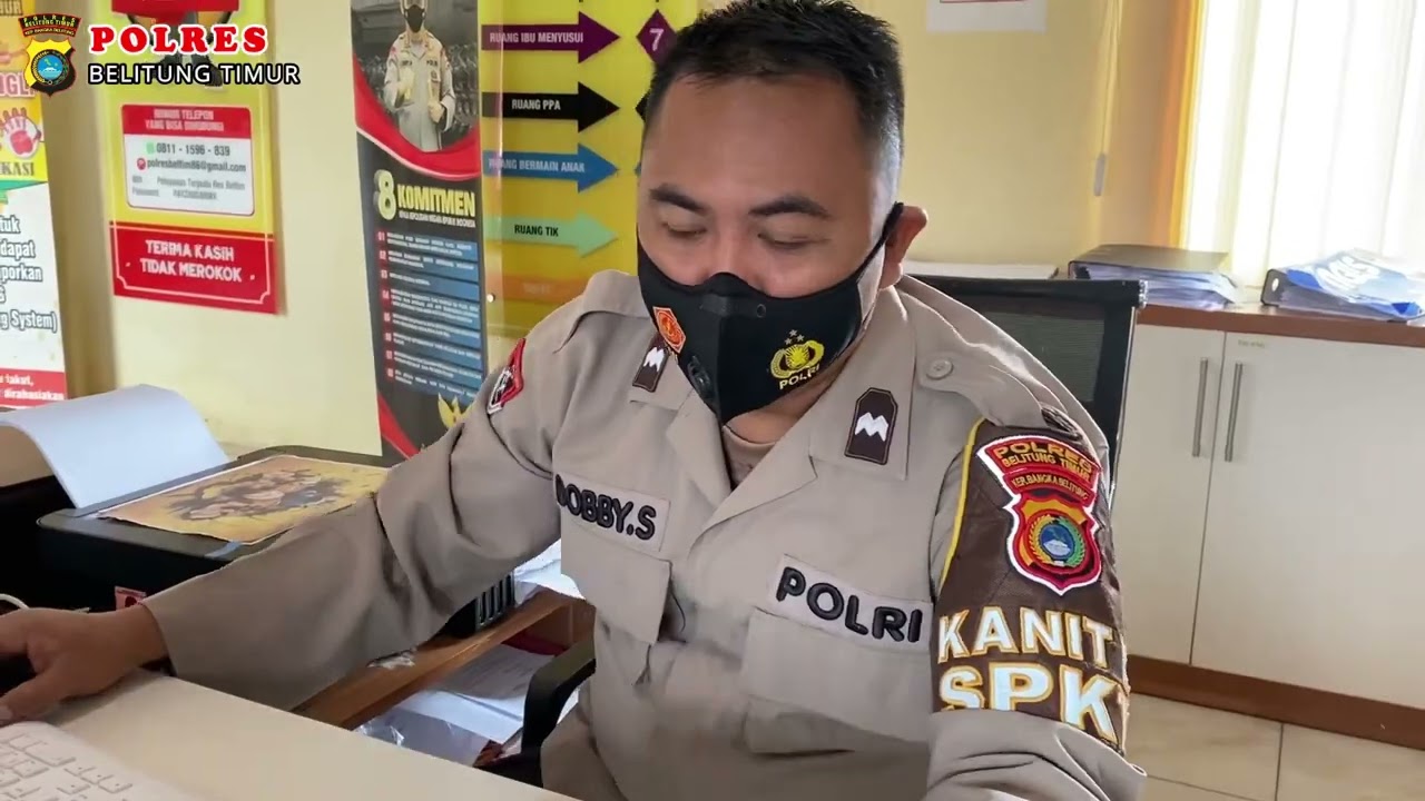 Sentra Pelayanan Kepolisian Terpadu (SPKT) Polres Belitung Timur