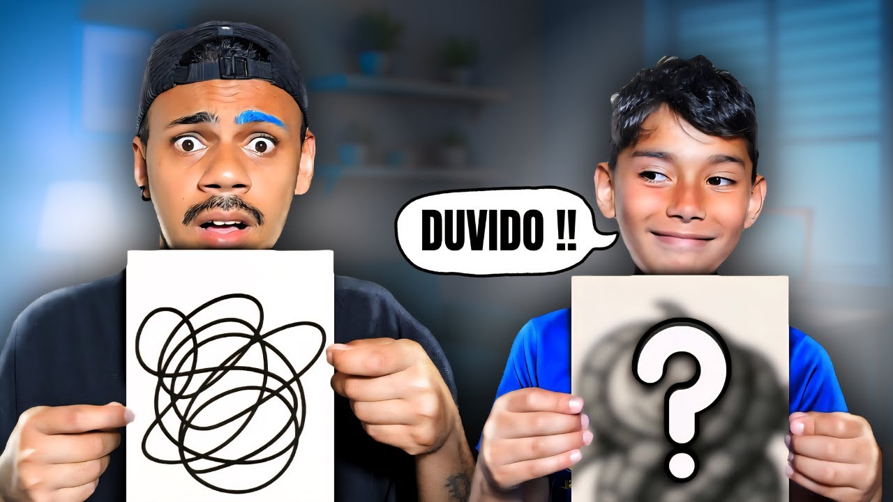 DESAFIO DE ARTE - Com o Meu SOBRINHO !!!