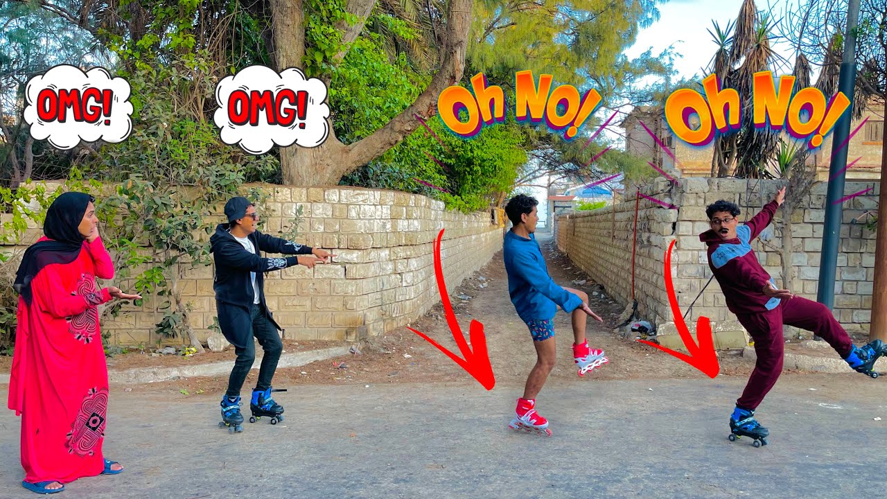 لما تجيب اسكيت من صاحبك وتلعب بيه انتا وابوك 😂🛼 /Bassem Otaka/ اوتاكا