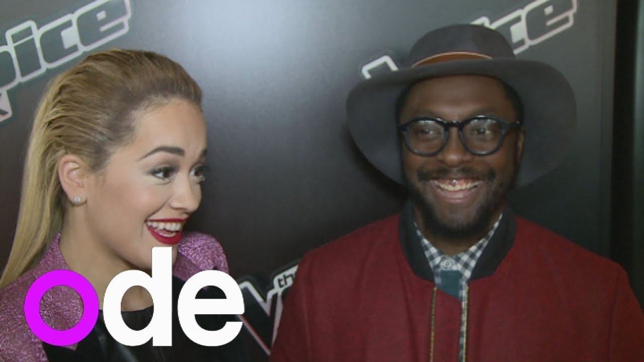 Уморительное пародирование Риты Оры на will.i.am на презентации The Voice UK
