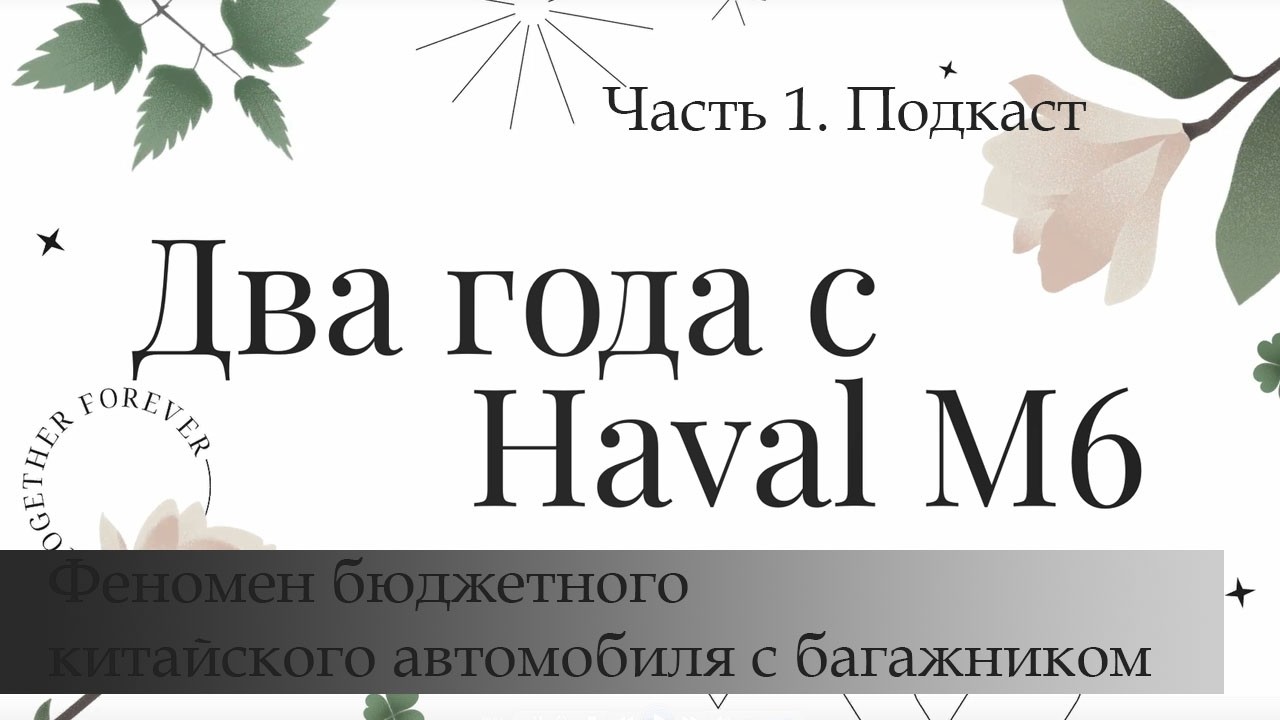 Haval M6 2 года спустя - отзыв владельца . Часть 1. Подкаст.