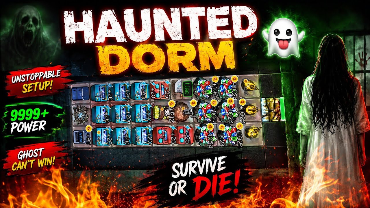 Haunted Dorm 👻 Survive the Night or Become the Next Victim! 😱🔥