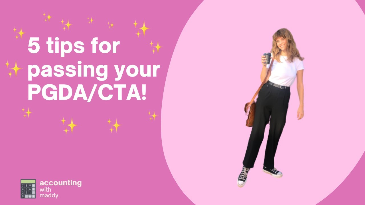 5 tips for passing your PGDA/CTA!