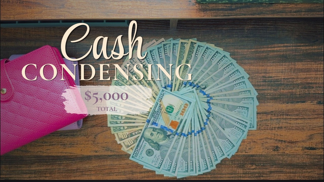 $5000 Going Back to Savings | My First Cash Condensing