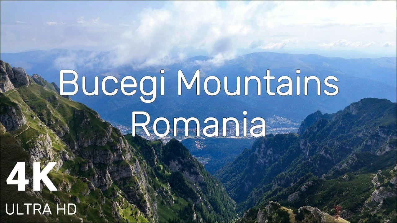 Bucegi Mountains (Romania) 4K - Scenic relaxation video with calming music