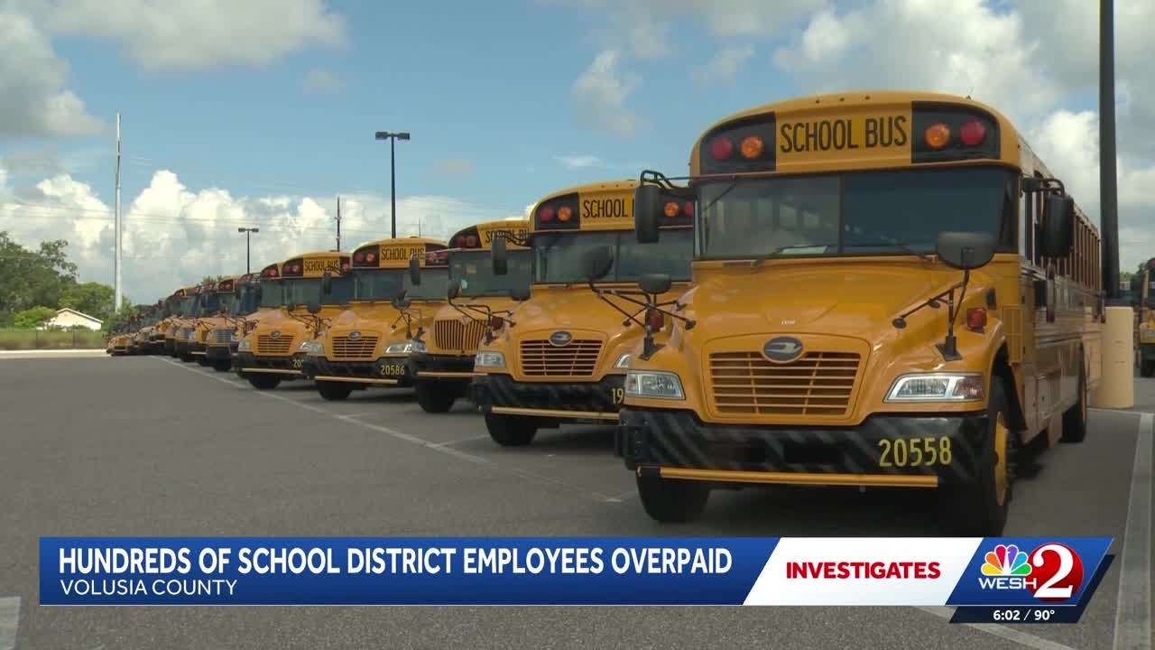 Hundreds of Volusia County school district employees overpaid