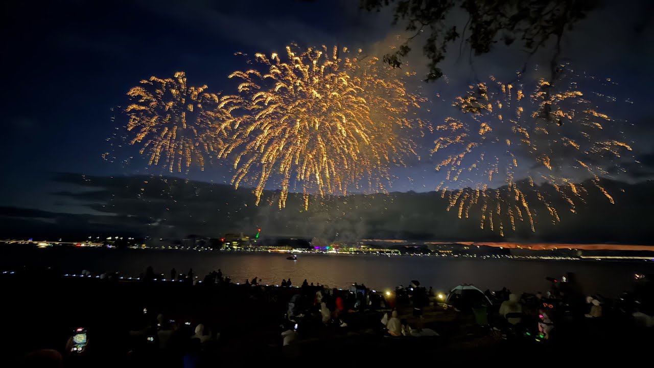 Beautiful Fireworks Night 🎆 | Family & Friends Dry Picnic Memories