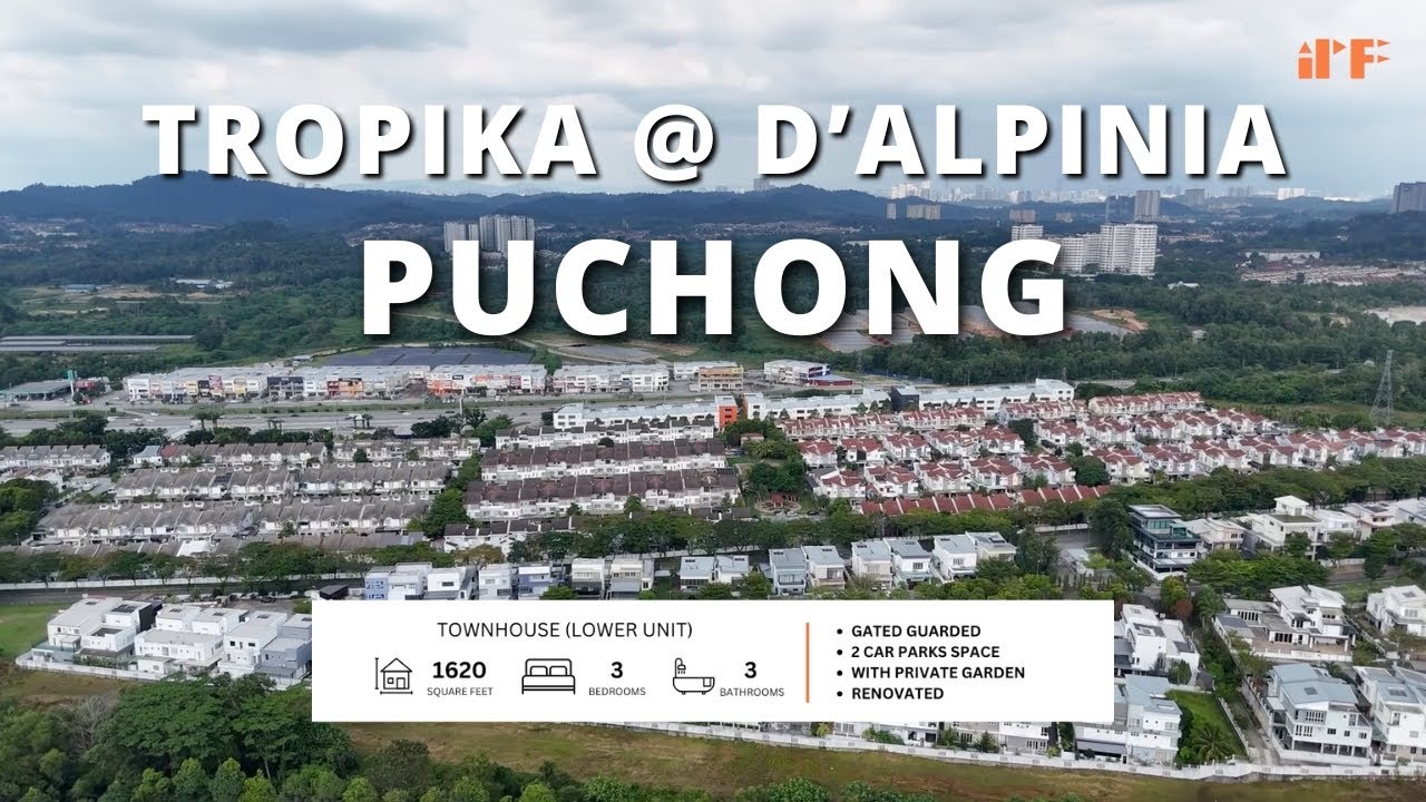 Tropika D'Alpinia, 16 Sierra Puchong Townhouse (Malaysia Property Home Tour)