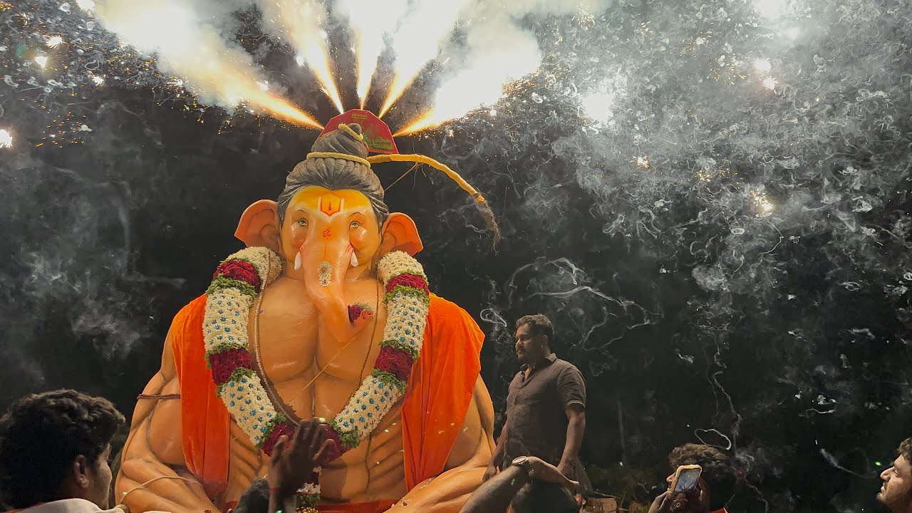 Last day Ganesha visarjan 2024 part2 #viralvideo #trending #ganeshaji #ganesha #hanuman #hanumanji