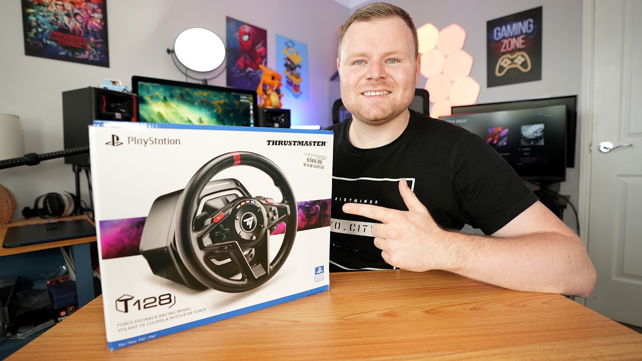 Распаковка и настройка Thrustmaster T128 | Стоит ли оно того?
