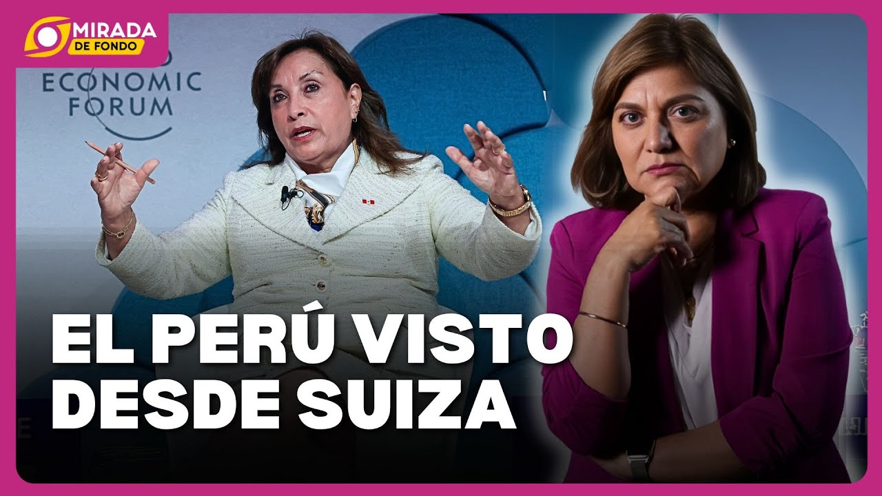 DINA BOLUARTE EN DAVOS: 
