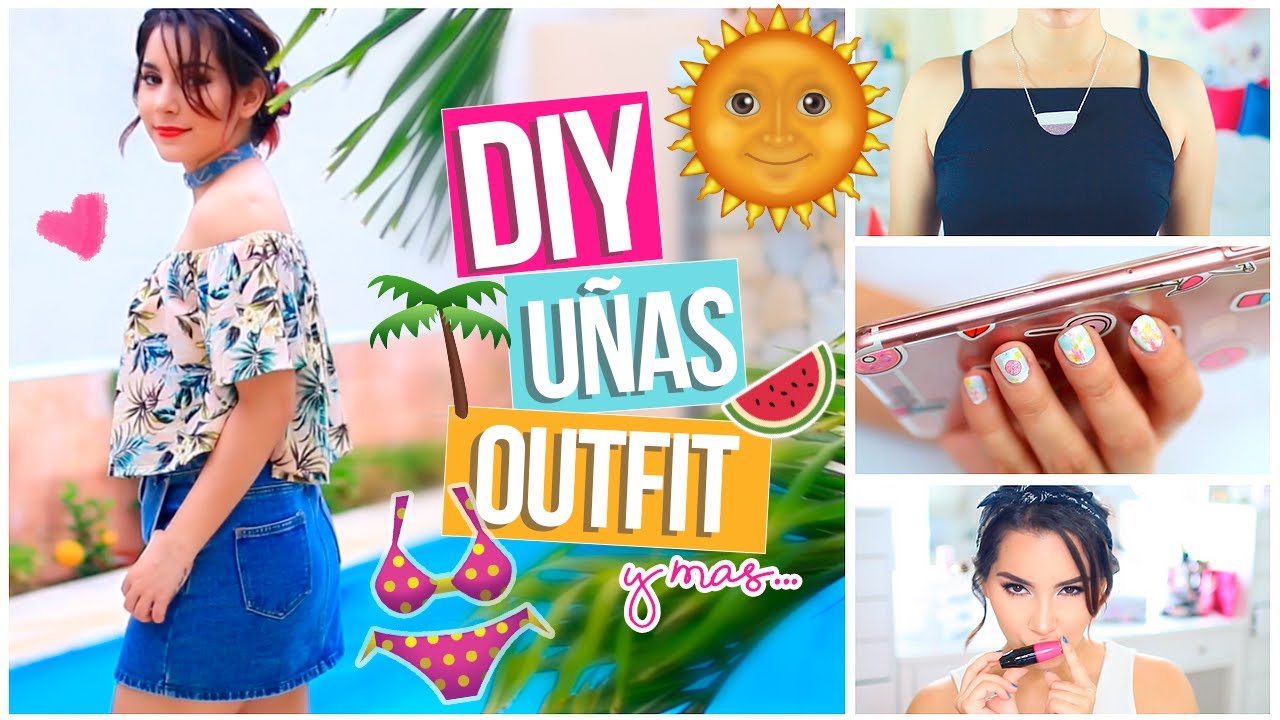 IDEAS PARA VERANO DIY, OUTFIT, MAQUILLAJE, U&Ntilde;AS (Mis Esenciales) &hearts; Jimena Aguilar