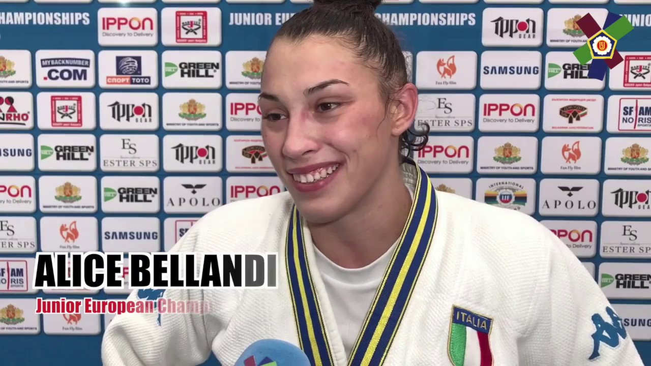Junior European Judo Champion 2018 - 70kg: Alice Bellandi