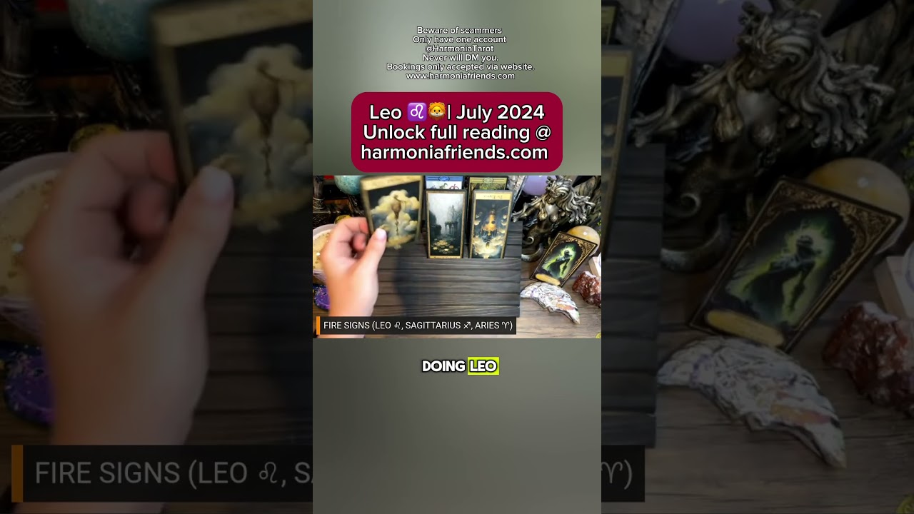 Leo July 2024 Waiting For The Signs #leotarot #tarotshorts