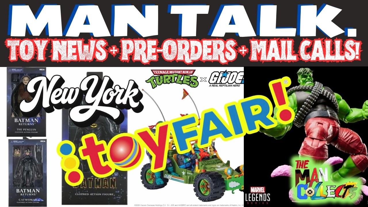 Новости игрушек | Нью-Йоркская выставка игрушек 2026... Столько анонсов! Hasbro, McFarlane, NECA ...